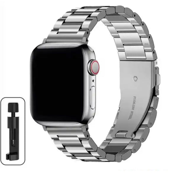 Silver Iwatch Band