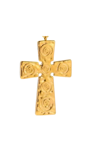 Exaggerated Cross Pendant